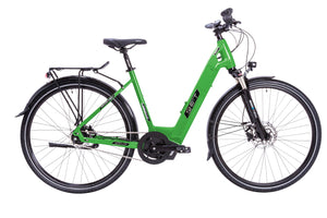 Citybike von Shift. Einfarbig in grün.