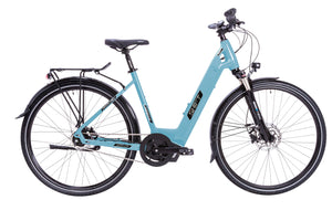 Citybike von Shift. Einfarbig in hellblau.